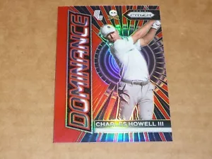 2024 Panini Prizm LIV GOLF CHARLES HOWELL DOMINANCE RED PRIZM 130/149 O7027 - Picture 1 of 1