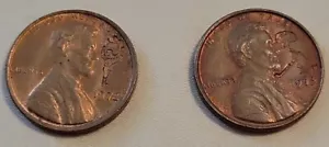 Lincoln Novità Sport Pennies Set di 2 Penny Calcio 1972 e Hockey Penny 1973 - Foto 1 di 7