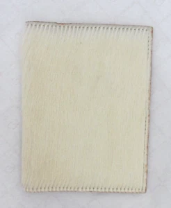 Passport Cover Leather Haircalf Ivory - Picture 1 of 3