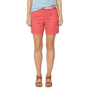 Ladies Shorts Coral  w Belt Size  16  Slimming  Gloria Vanderbilt - Picture 1 of 1