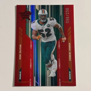 2005 Leaf Rookies & Stars Longevity - Rubino #103 Channing Crowder /250 (RC) - Foto 1 di 2