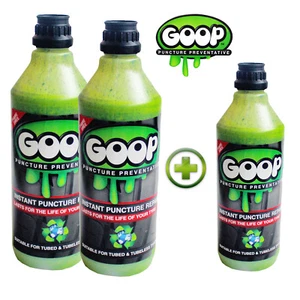 Tyre Sealant Puncture Prevention Goop Bundle 2 X Litre Plus 500 ml Bottle - Picture 1 of 15