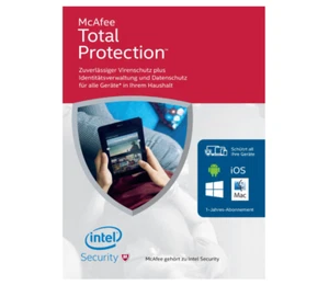 McAfee Total Protection 2016 - unbegenzte Geräte - 1 Jahreslizenz - Bild 1 von 1
