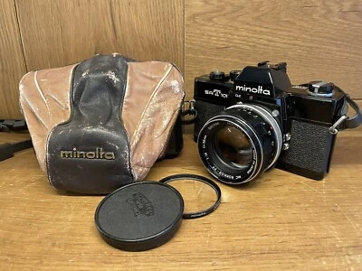 *Rare Black : Near Mint* Minolta SRT 101 ( SRT 201 ) Film Camera MC 58mm F/1.4 - Image 1 of 4