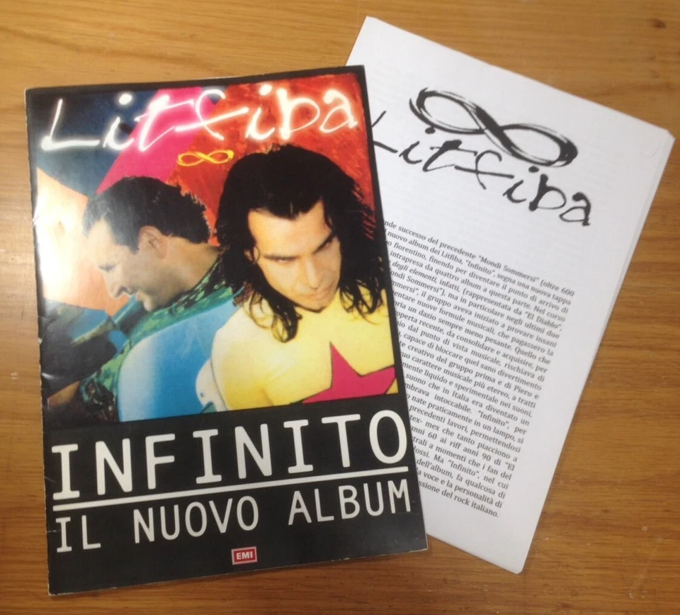 LITFIBA - CARTELLA STAMPA ORIGINALE - INFINITO - PELÙ & GHIGO - Immagine 1 di 1