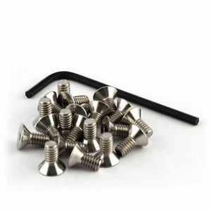 Set 20 Center Cap Screws Stainless Steel for American Racing Torq Thrust Wheels - Picture 1 of 1