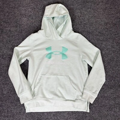 Under Armour Jacket Youth Large Blue Loose Graphic Hoodie Sweatshirt Kids - Image 1 of 4