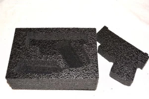 Precut foam insert for Seahorse 230 case fits your Glock 26 27 43 & nameplate - Picture 1 of 1