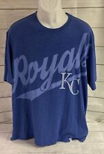 Kansas City Royals Mens T-Shirt Blue MLB Baseball Size XL EUC!!! FAST FREE SHIP!