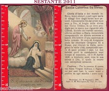 2775 SANTINO HOLY CARD S. SANTA CATERINA DA SIENA MEDIOLANI