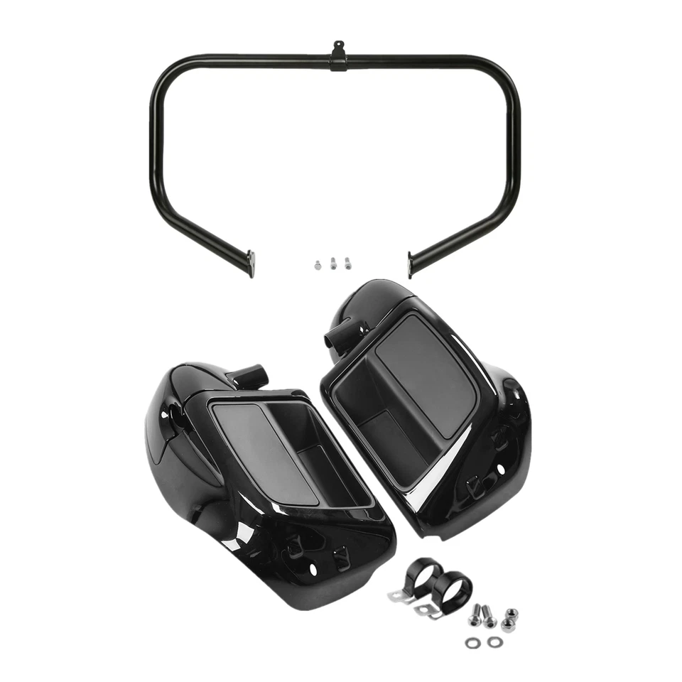 Lower Vented Leg Fairings Engine Guard Bar Fit For Harley Street Glide 2014-2023 — 第 1/4 张图片