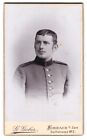 Fotografie G. Gober, Simbach A. Inn, Dultstr. 2, Portrait Soldat In Uniform Rgt