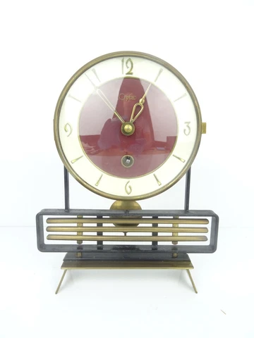 Dutch Vintage Antique ORFAC Mantel Clock 8 day (Warmink Wuba era) Cover