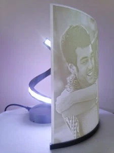 Personalised 3D Printed Lithophane Nightlamp - Picture 1 of 6