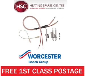 GENUINE WORCESTER RD628RSF IGNITION & DETECTION ELECTRODE & LEAD KIT 87161019010 - Picture 1 of 1