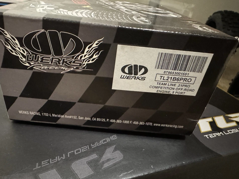 Werks Racing B6 Pro Nitro Engine- TL21B6PRO BRAND NEW RARE POWER HOUSE w/plugs - Image 1 of 4