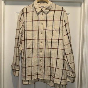 Damen Madewell Oversized Ex-Boyfriend Hemd in Fensterscheibe kariert Größe M - Bild 1 von 6