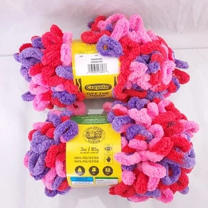 Crayola HARMONY Garn vom Haken 4er Pack Farbe Harmonie Knäuel passendes Set - Bild 1 von 4
