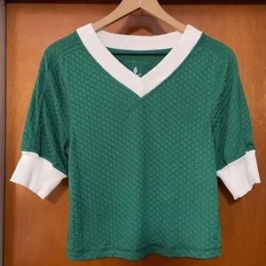 Free People Movement Move With Me Top Heritage Green Sporty Size Medium - Picture 1 of 8