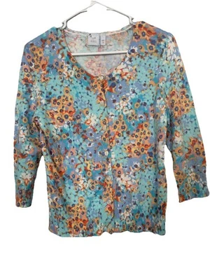 Cárdigan Suéter Floral Jill Mujer Talla XS Foto 1 de 4