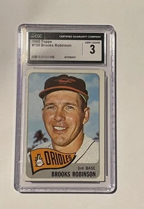 1965 Topps Brooks Robinson CGC Graded 3 Very Good 10% Cash Back !! - Picture 1 of 2