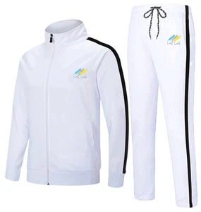 SKYLINEWEARS Men’s Tracksuits Sweatsuits – 2 Piece Jogging Suit Set | Full Zip - Picture 1 of 28