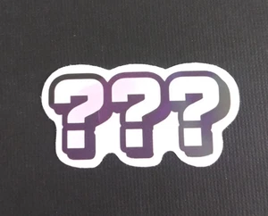 ??? Question Marks Colorful Sticker 1.18" x 2.18" (K) - Picture 1 of 2