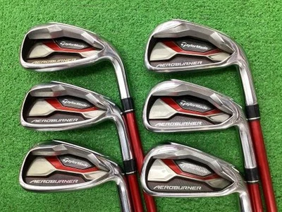 TaylorMade Aeroburner Iron Set 5-9,Pw 6pc Flex Regular TM7-415 Graphite - Image 1 of 4