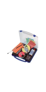 FRANKEN Moderationskoffer MINI 34,5 x 6 x 31 cm (B x H x T) Kunststoff blau/t... - Bild 1 von 1