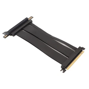 Graphics Card Extension Cable PCIE 4.0 X16 Riser Cable 90° High Speed Flexib SAL - Photo 1/23