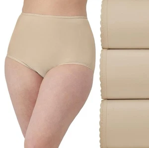 Bali Women's Skimp Skamp Underwear Brief Pack Full Coverage 3 Pairs Sz M No Tags - Picture 1 of 5