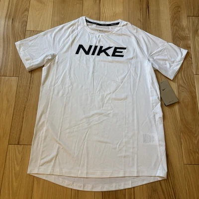 NWT Nike Pro Dri Fit White Short Sleeve Athletic Training Shirt Kids XL - Image 1 of 4