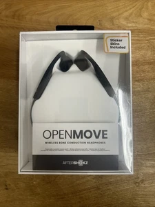Neu Aftershokz OpenMove Knochenleitung Lifestyle Sport Kopfhörer grau schwarz - Bild 1 von 6