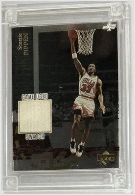 🔥SCOTTIE PIPPEN🏀2024 Jersey Fusion 1989-90 UD Juego Usado Jersey Patch Bulls🔥 Foto 1 de 2