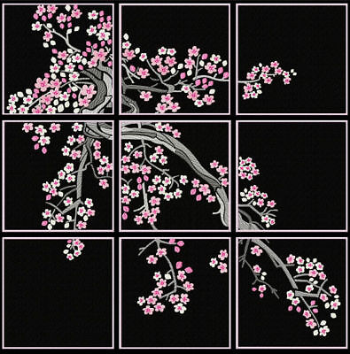 Cherry Blossom Bloques De Tejido Bordado A Máquina Designs • 27.91€