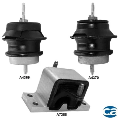 发动机电机支架和自动变速安装 3 件适用于英菲尼迪 FX37 2013 3.7L AWD — 第 1/4 张图片