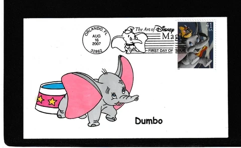 Paul Wagner Art of Disney Dumbo First Day Cover Cover