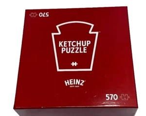 Heinz® Brand Advertising Jigsaw Puzzle Ketchup 570 Piece Puzzle ALL RED New - Picture 1 of 1
