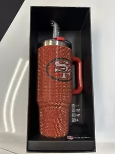 San Francisco 49ers Strass Bling Colossal Tumbler SF 46oz Red Valentines - Bild 1 von 3