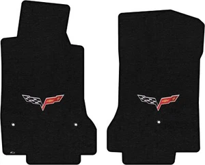 Lloyd Mats Floor Mats Corvette C6 2007.5-2013.5, 2PC Flags - Picture 1 of 6