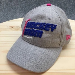 Gorra de béisbol de hockey mamá bauer nueva era sombrero para mujer gris rosa talla única ala curva - Imagen 1 de 12