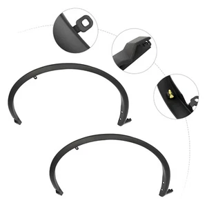 Front Pair Fender Trim Set For 2015-2021 Nissan Murano Textured Black Molding - Picture 1 of 7