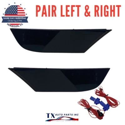 Par de lentes ahumadas de luz de marcado lateral derecha e izquierda para Honda Odyssey 2018-2021 Foto 1 de 4