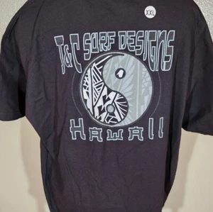 T&C Town & Country Surf Designs mens black short sleeve T-Shirt 2XL NEW! - Picture 1 of 3