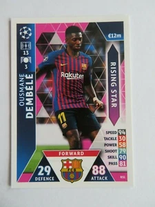 2018-19 18/19 Topps UEFA Champions League Match Attax Ousmane Dembele RS1 - Picture 1 of 2
