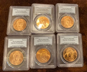 2007 US medal Martha Washington PCGS MS 67RD You Get One - Picture 1 of 10