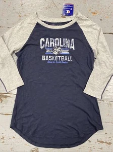 NORTH CAROLINA TAR HEELS Women's 3/4 Sleeve Tee Shirt Medium Licensed NWT - Picture 1 of 5