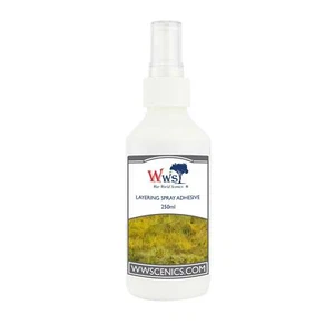 WWS Static Grass Layering Spray 250ml for Railway Modelling & Wargame Terrain - Picture 1 of 7