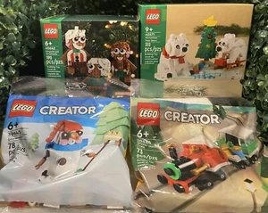 Lego Holiday Sets - Polar Bears, Gingerbread Ornaments, Snowman, Holiday Train - Picture 1 of 5