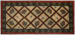 Cozy Cabin Pleasant Pine Accent Rug, 20"x44", Green 20 in x 44 in Rectangular - Picture 1 of 2